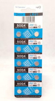 PILA SODA AG3 / LR41 X 10 (BLISTER)