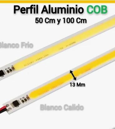 Perfil Led 0,50mt directo 220v Frio