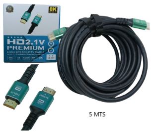 CABLE HDMI REFORZADO 8K 2.1V 5M