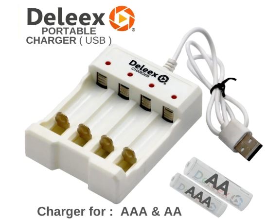 Cargador de pila AA AAA usb