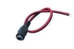 conector 5.5×2.1mm Cable dc hembra rojo negro