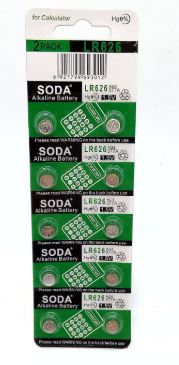 PILA SODA AG4 / 377A X 10 (BLISTER)