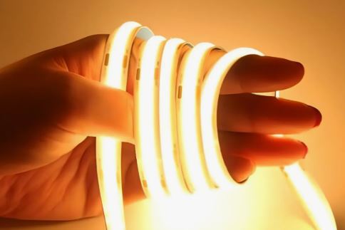 Rollo Led cob 220v x 10 metros 8 mm